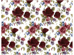 Overall Design - Summer Rose Chintz