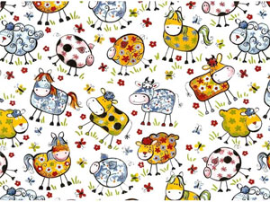 Overall Design - CRAZY FARM Chintz