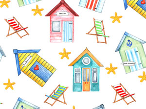 Beach Hut Overall Chintz