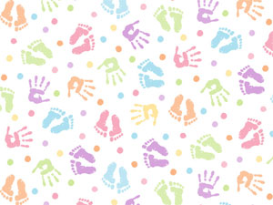 Children Imprints Hand & Feet Overall