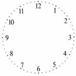 Clock Face - Black