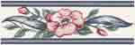 Pink Rose, Ribbon - Border