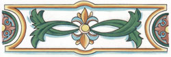 Tile Designs-Blue, Yellow, Green Border