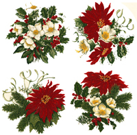 Christmas Floral, Poinsettas