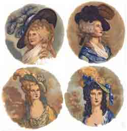 Victorian Gainsborough Ladies - 4 PC Set