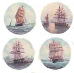 Ships - 4 PC. SET