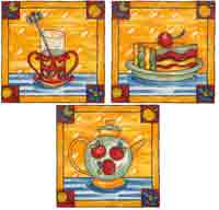 Dessert And Beverage Accent Set 3 piece