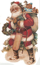 Santa Claus with Sleigh Bit