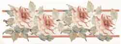 Pink Peonies Flowers BORDER