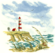 Lighthouse Scene