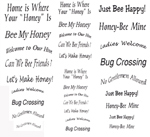 Bees, Bugs, Ladies, Gentlemen, Friends  Sheet