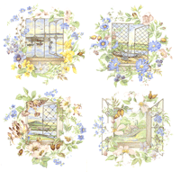 COTTAGE WINDOW SCENES